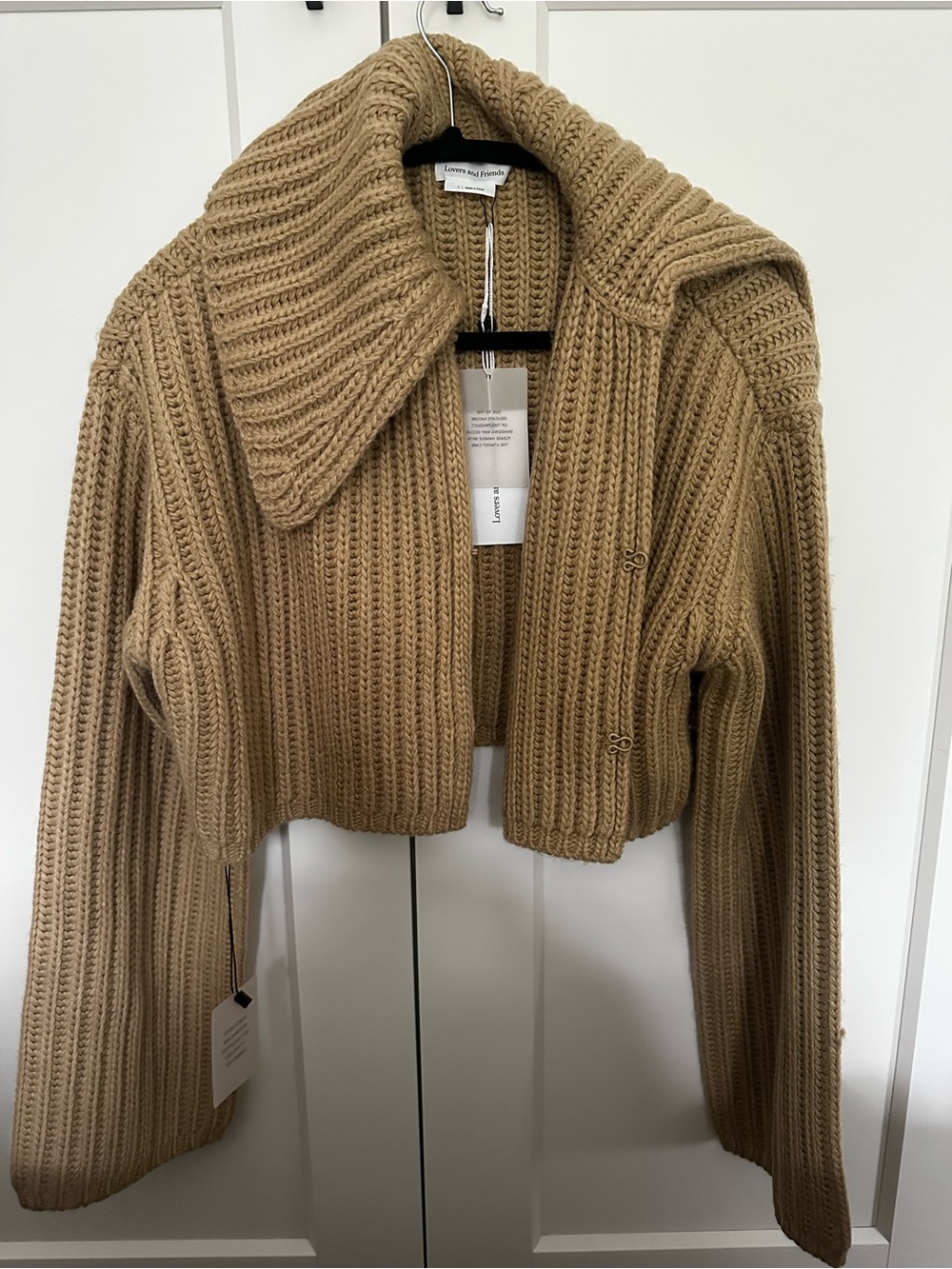 Lovers + Friends Cropped Rib-Knit Cardigan - Picture 4 of 8